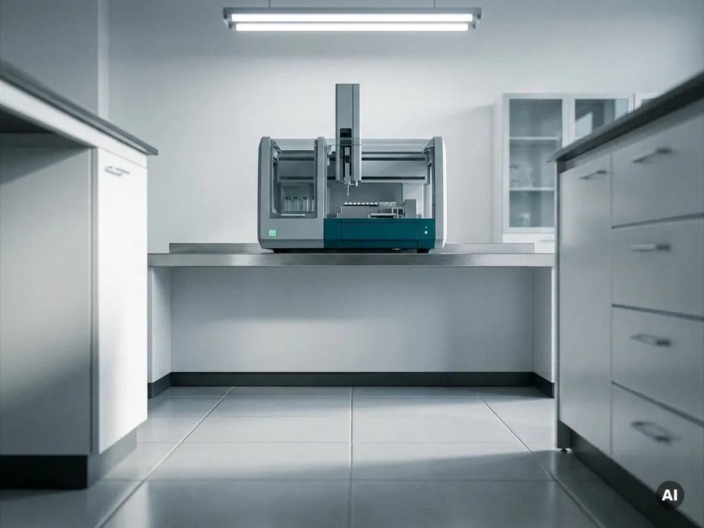 What are the space and footprint requirements for automated sample prep systems?