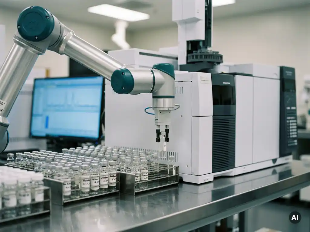 How does automated sample preparation fit into a fully digitized laboratory?